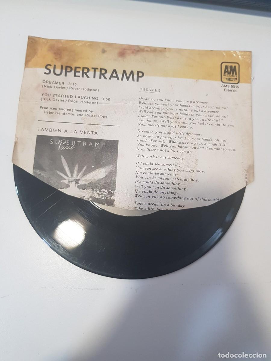 Discos de vinilo: Vinilo Single SUPERTRAMP DREAMER - Foto 2