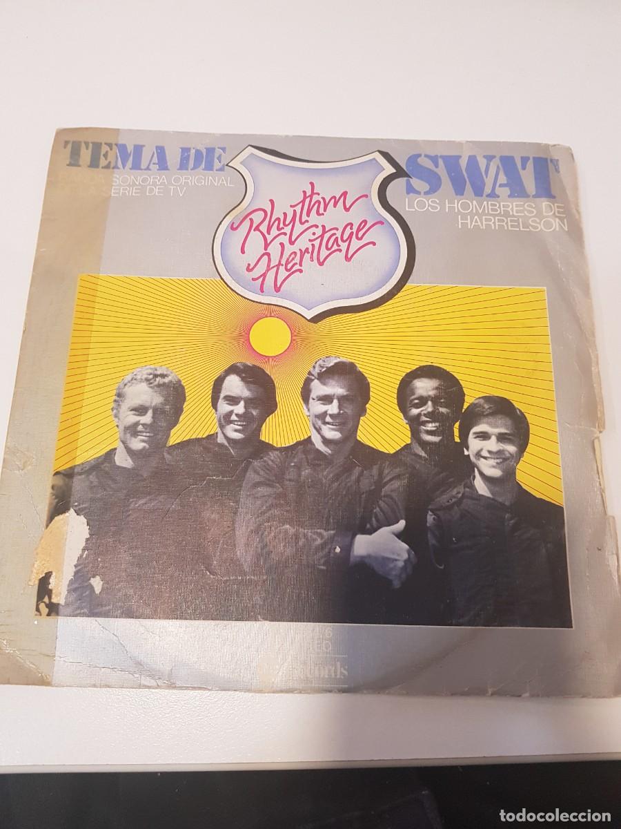 Discos de vinilo: Vinilo Single RHYTHM HERITAGE THEME FROM S.W.A.T. - Foto 1