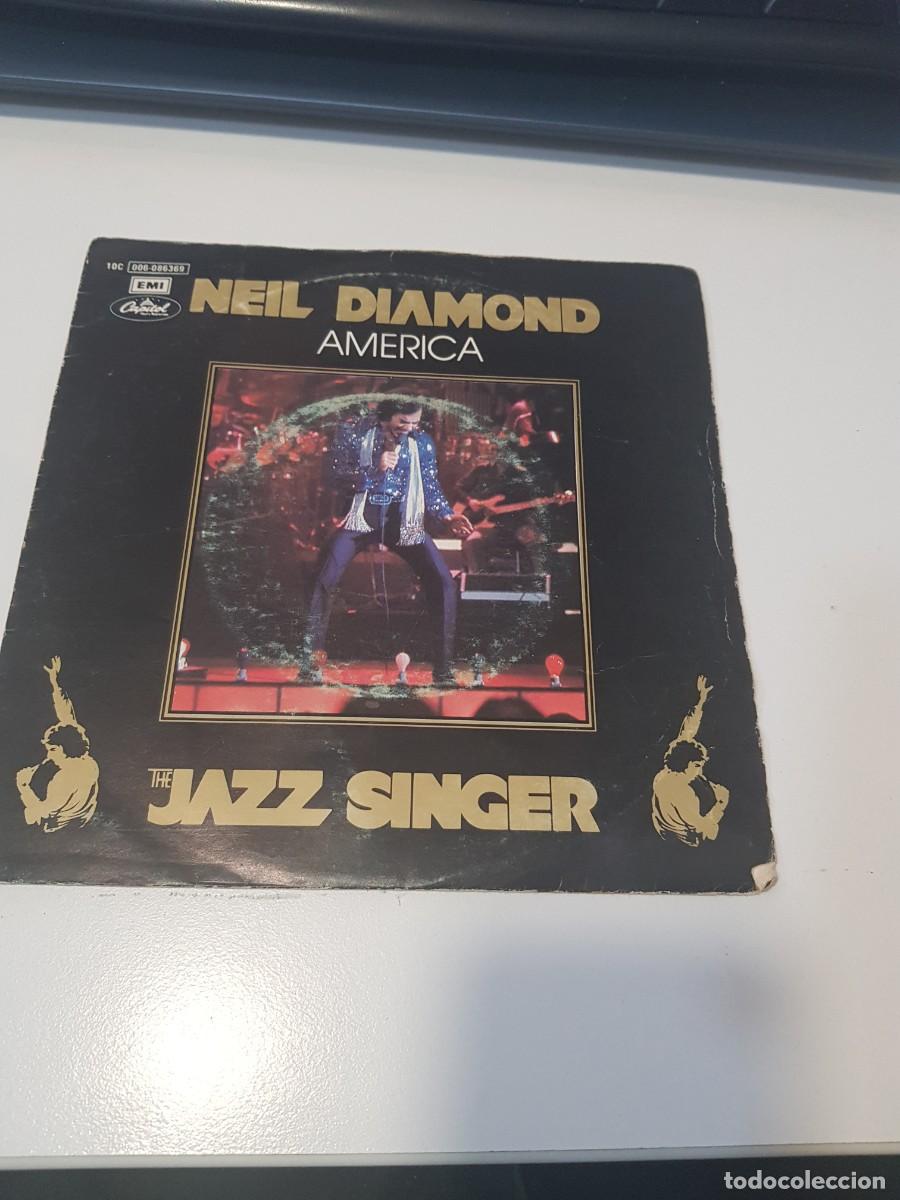 Discos de vinilo: Vinilo Single NEIL DIAMOND AMERICA - Foto 2