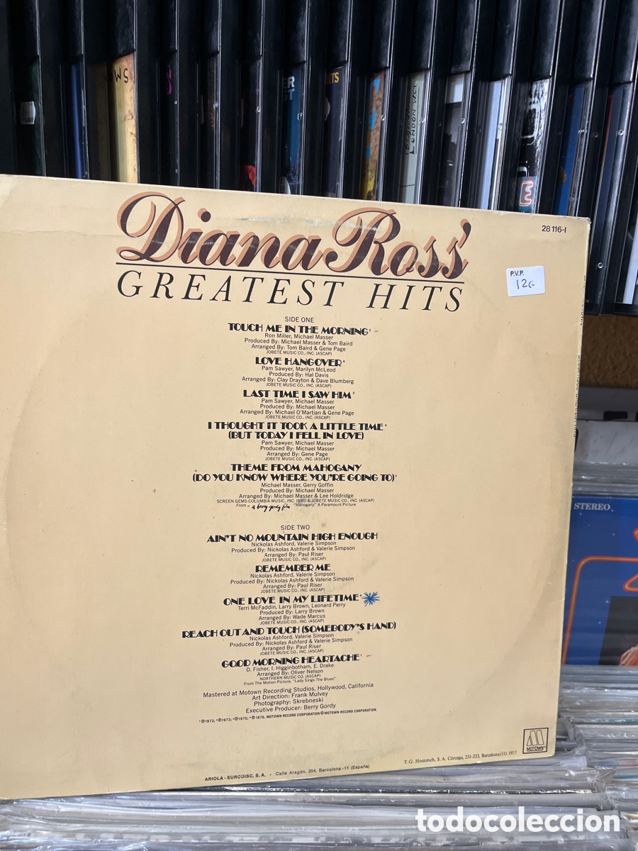 Discos de vinilo: diana ross greatest hits - Foto 2