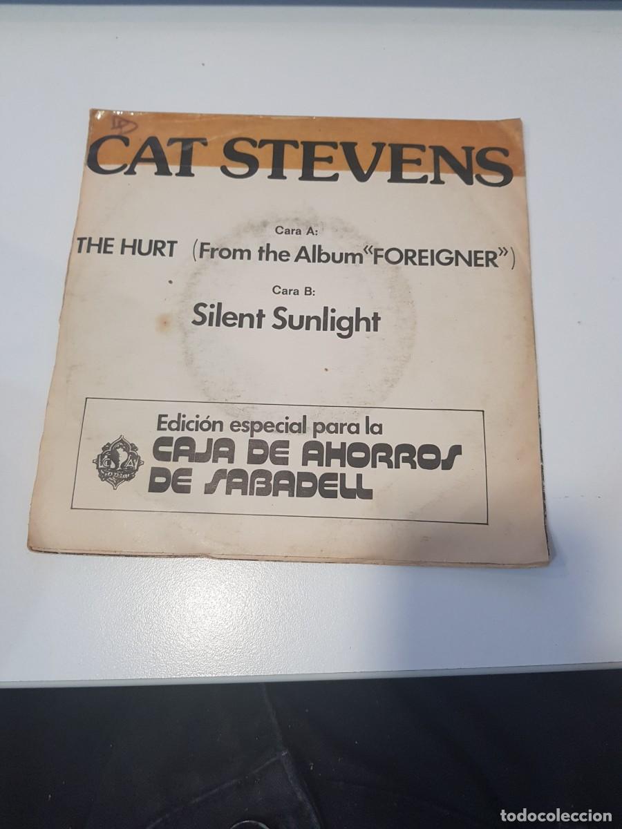 Discos de vinilo: Vinilo Single CAT STEVENS THE HURT - Foto 2