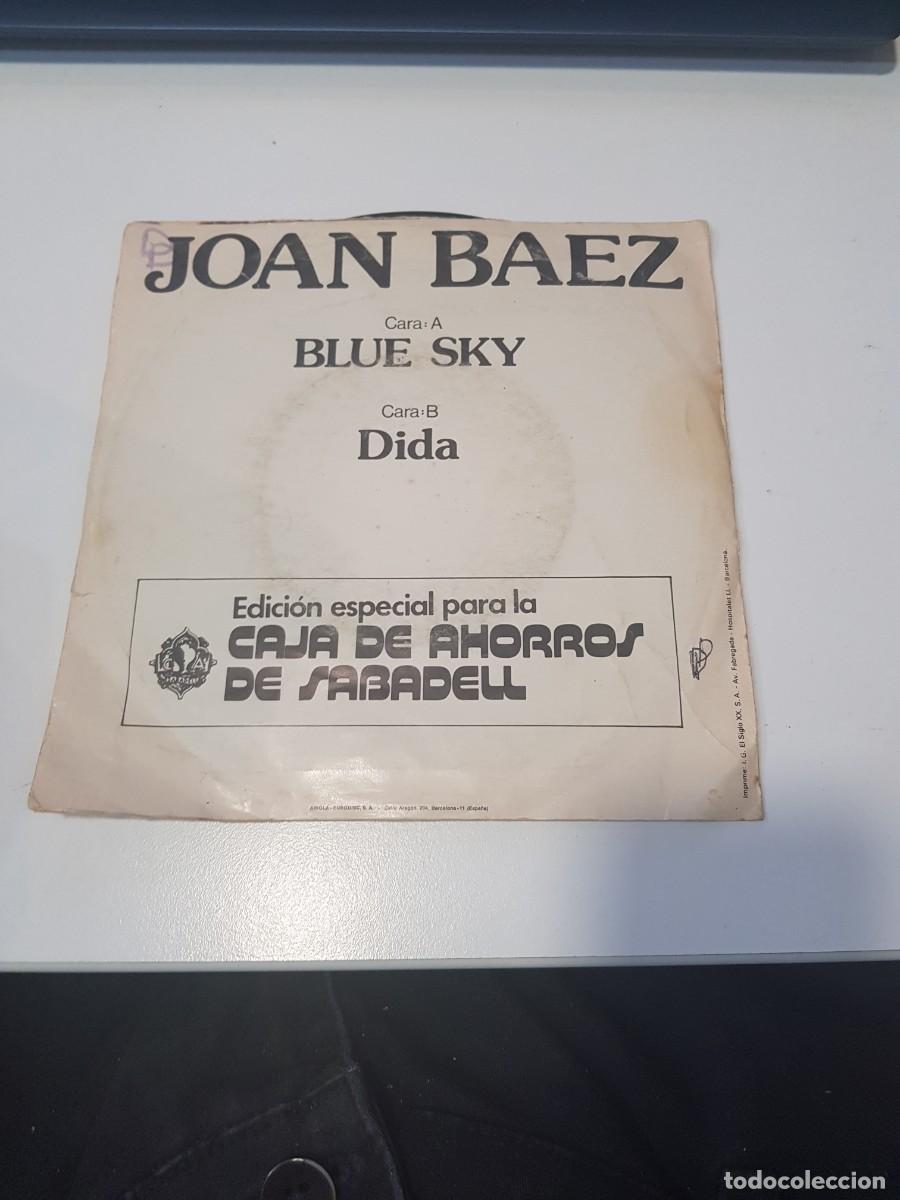 Discos de vinilo: Vinilo Single JOAN BAEZ BLUE SKY DIDA - Foto 2