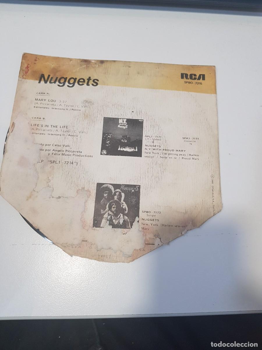 Discos de vinilo: Vinilo Single MARY LOU NUGGETS - Foto 2