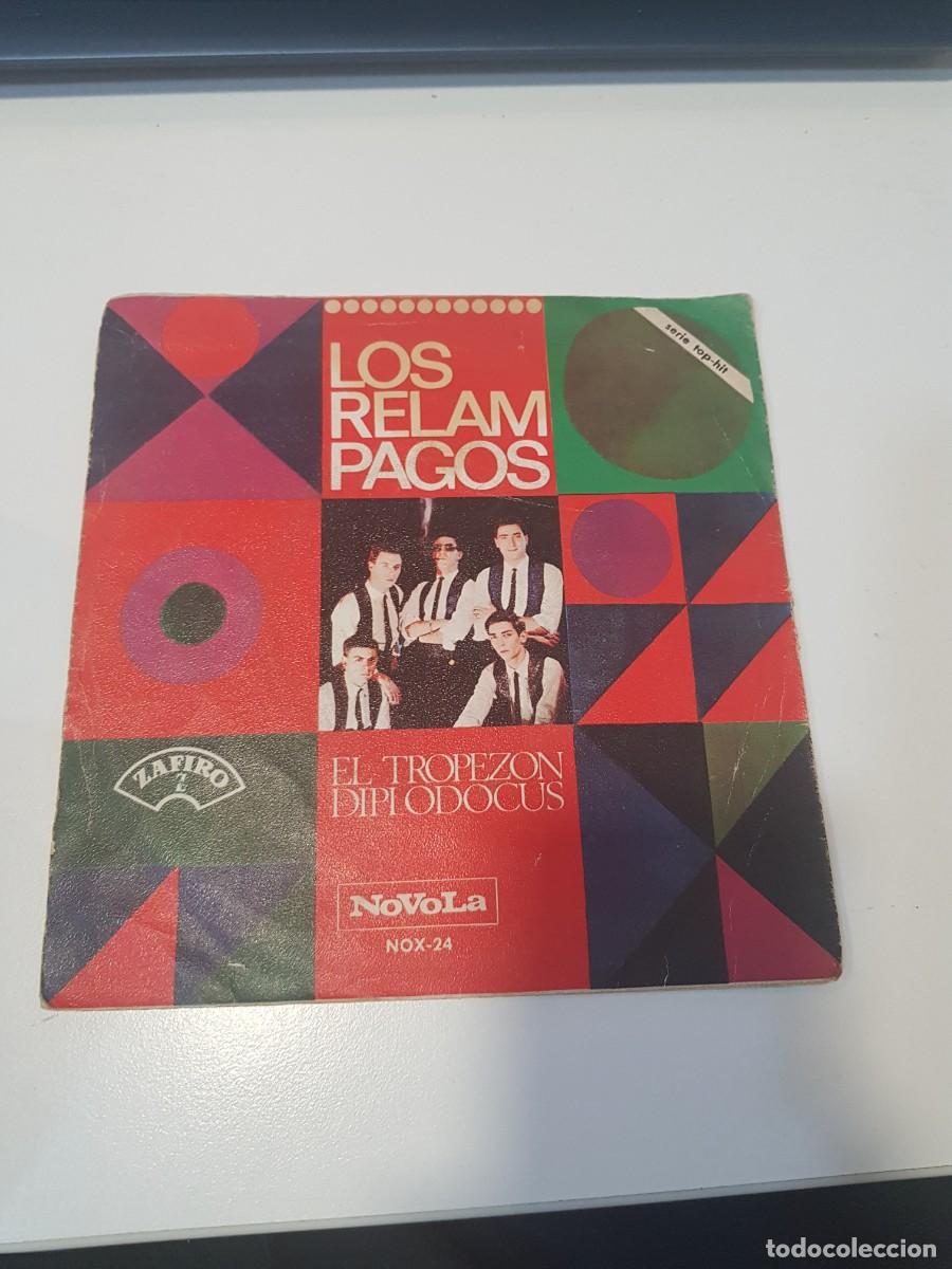 Discos de vinilo: Vinilo Single LOS RELAMPAGOS EL TROPEZON DIPLODOCUS - Foto 1