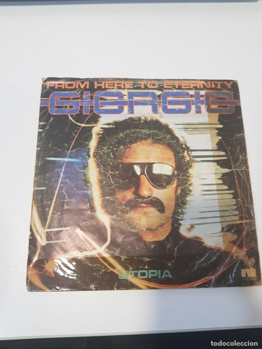 Discos de vinilo: Vinilo Single GIORGIO FROM HERE TO ETERNITY - Foto 1