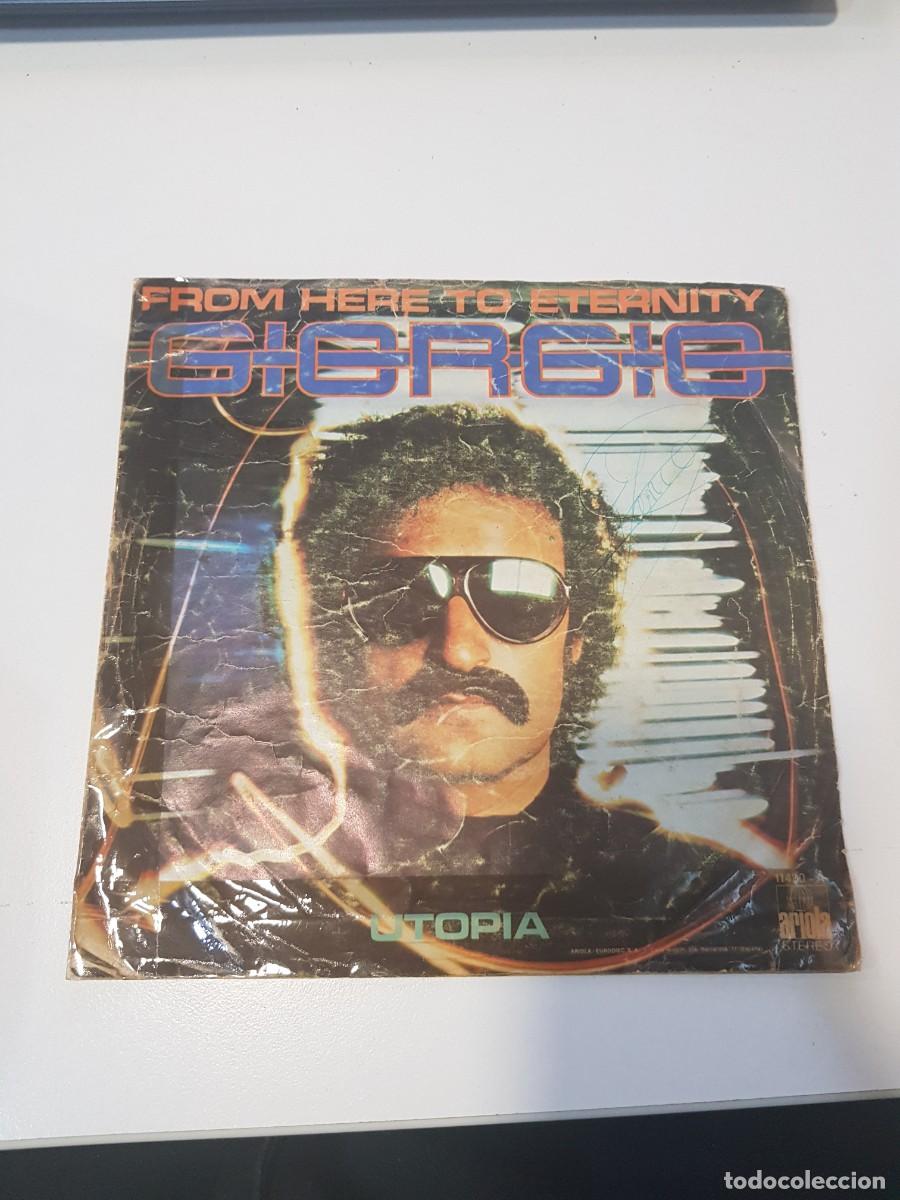 Discos de vinilo: Vinilo Single GIORGIO FROM HERE TO ETERNITY - Foto 2