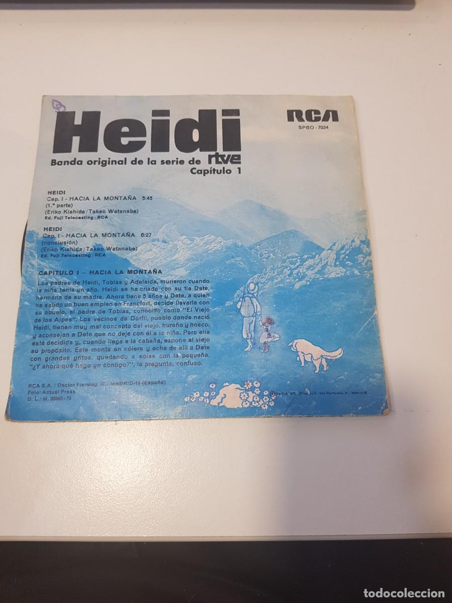 Discos de vinilo: Vinilo Single HEIDI BANDA SONORA RTVE - Foto 2