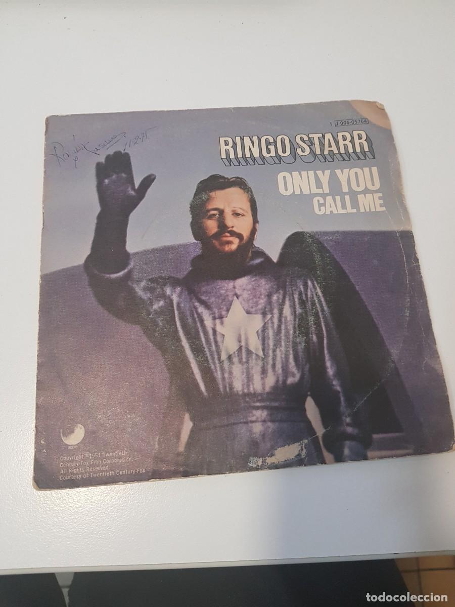 Discos de vinilo: Vinilo Single RINGO STARR ONLY YOU CALL ME - Foto 1