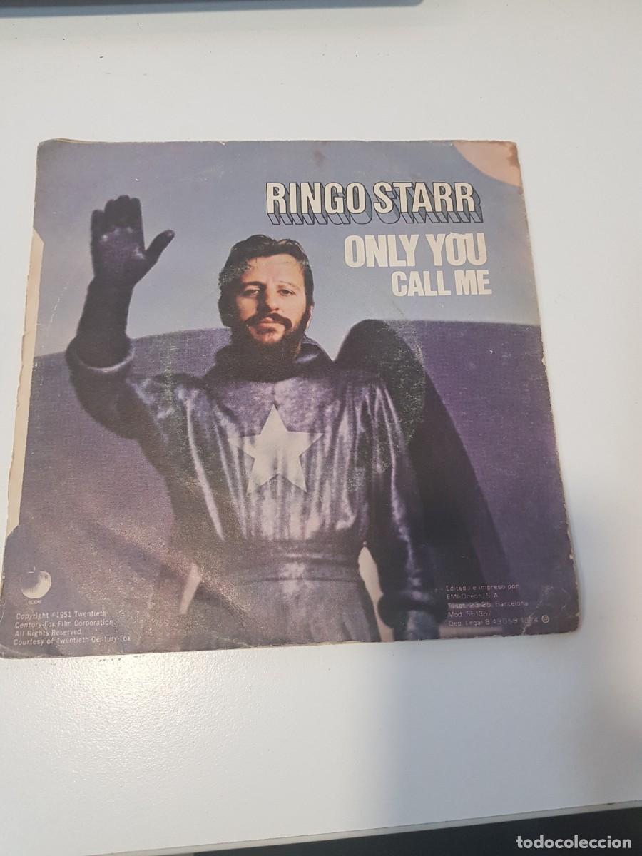 Discos de vinilo: Vinilo Single RINGO STARR ONLY YOU CALL ME - Foto 2