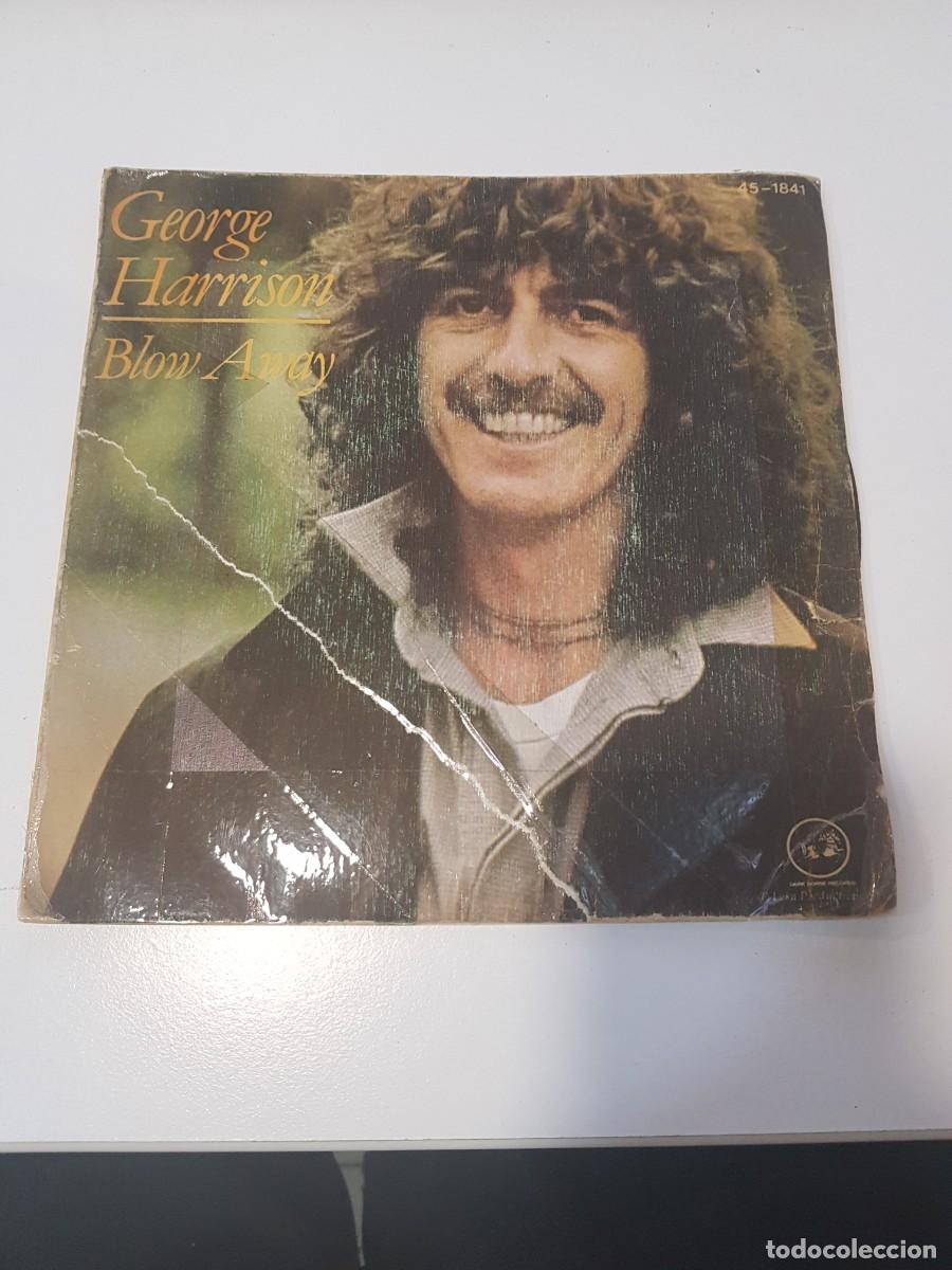 Discos de vinilo: Vinilo Single GEORGE HARRISON BLOW AWAY - Foto 1