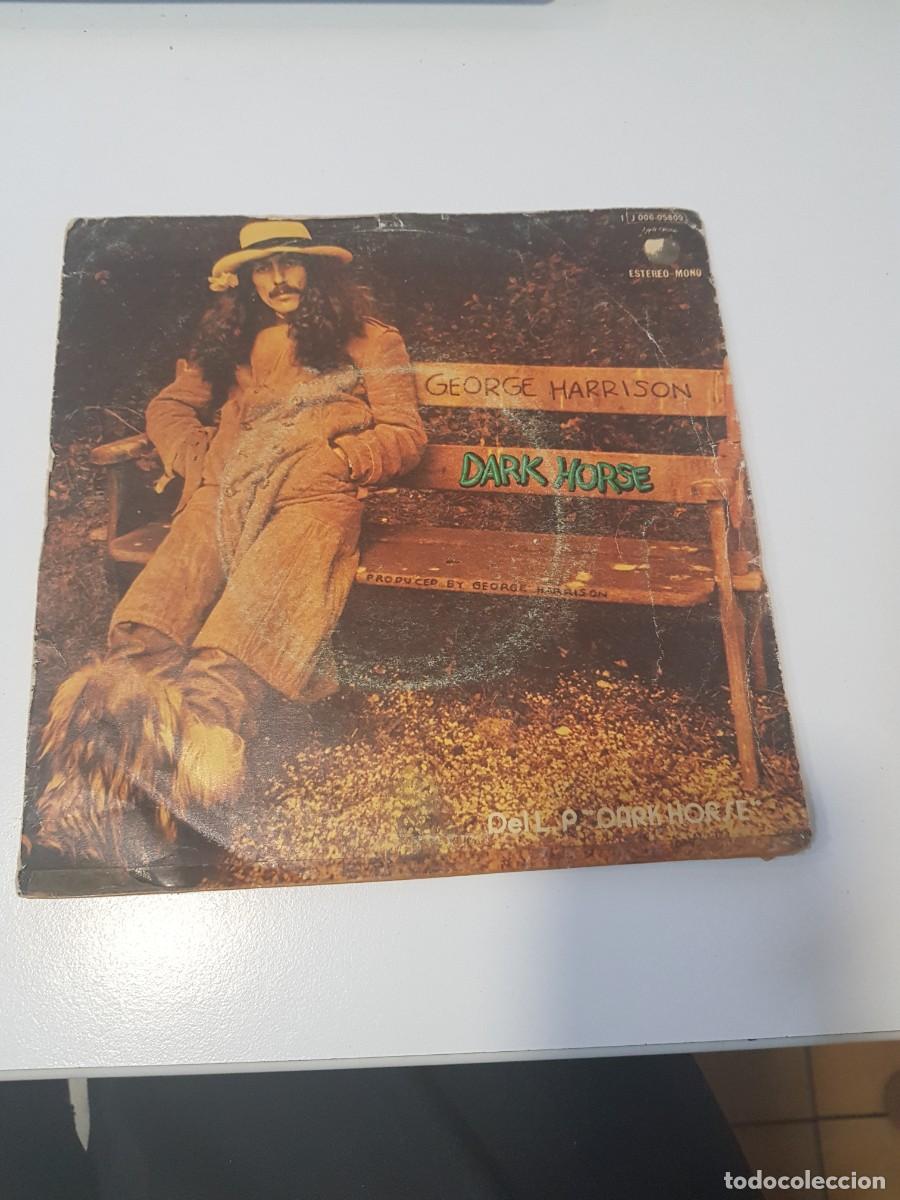 Discos de vinilo: Vinilo Single GEORGE HARRISON DARK HORSE - Foto 1