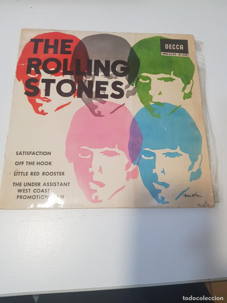 Discos de vinilo: Vinilo Single THE ROLLING STONES SATISFACTION OFF THE HOOK - Foto 1