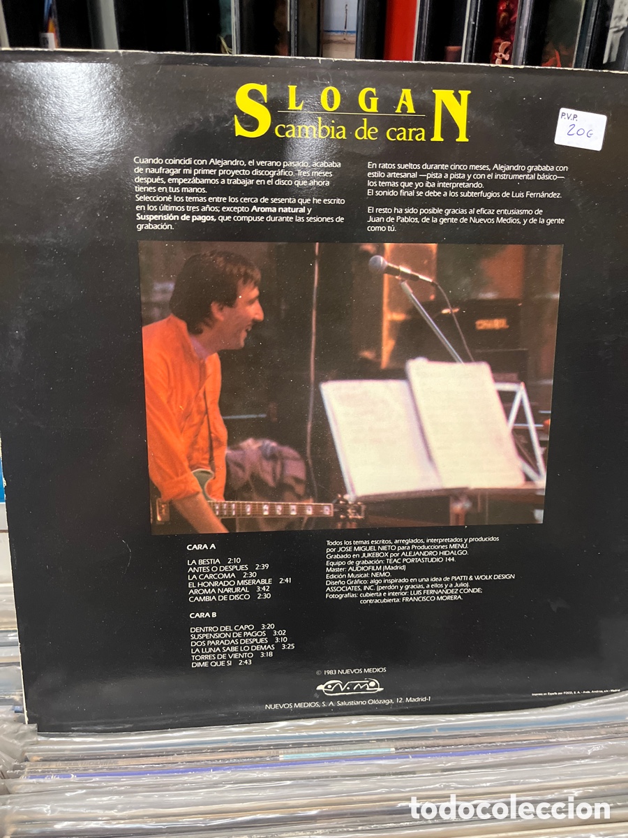Discos de vinilo: slogan cambio de cara - Foto 2