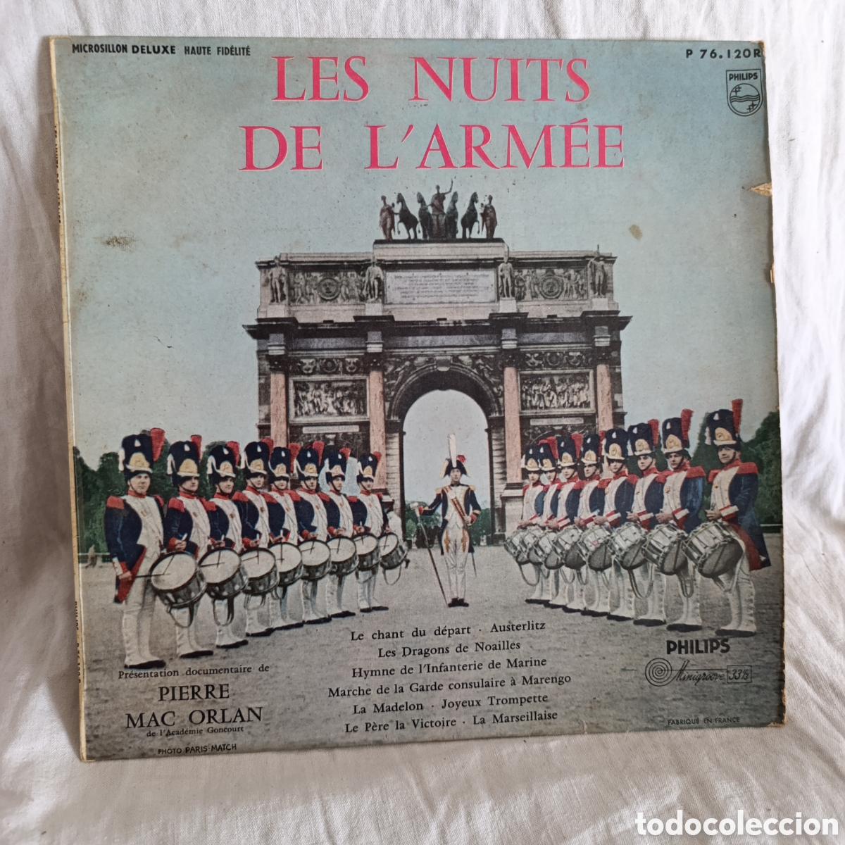 Disques de vinyle: Les Nuits de l'Arm&eacute;e&rdquo;. A&ntilde;o 1954, disco vinilo