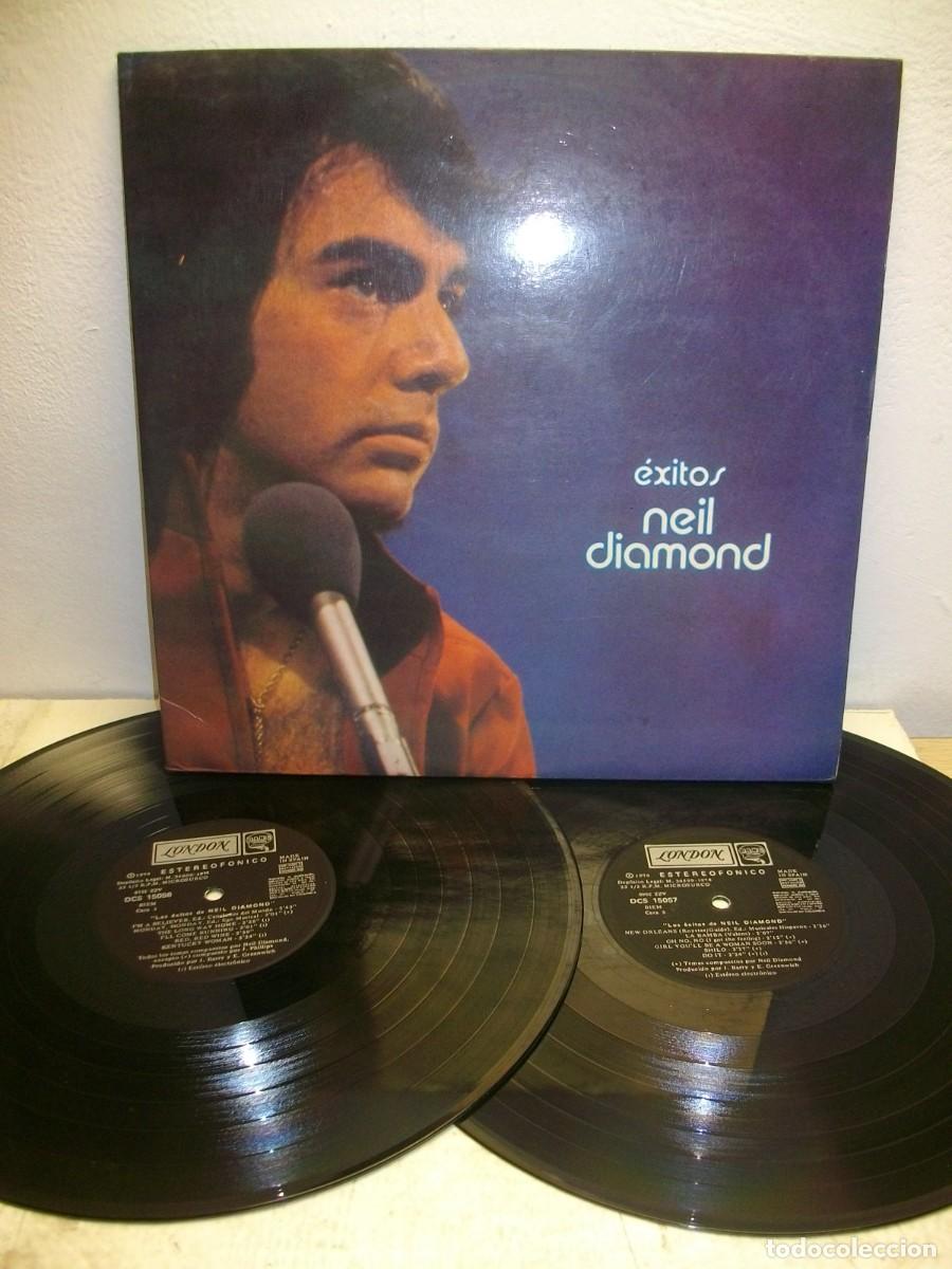 Discos de vinilo: Neil Diamond &ndash; &Eacute;xitos 2 X LP - Foto 1