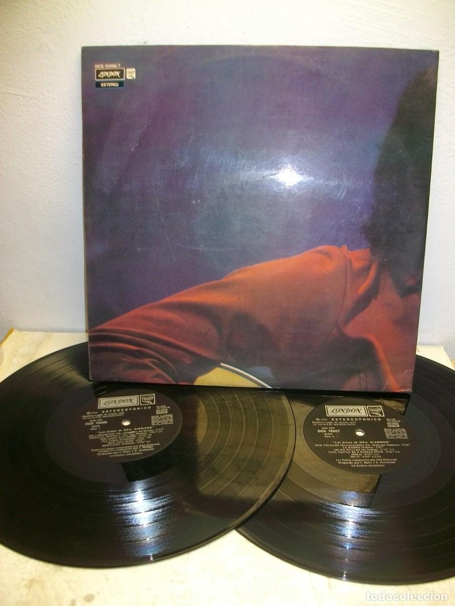 Discos de vinilo: Neil Diamond &ndash; &Eacute;xitos 2 X LP - Foto 2