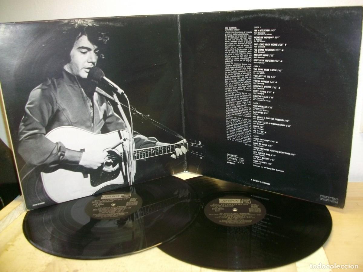 Discos de vinilo: Neil Diamond &ndash; &Eacute;xitos 2 X LP - Foto 3