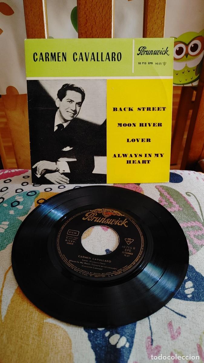 Discos de vinilo: CARMEN CAVALLARO-EP BACK STREET +3 - Foto 1