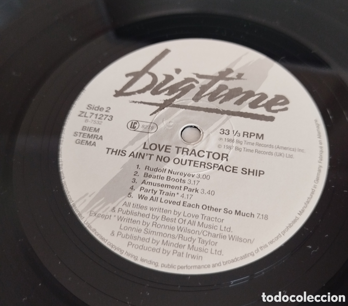 Discos de vinilo: Love tractor - This aint no outerspace ship - Foto 3