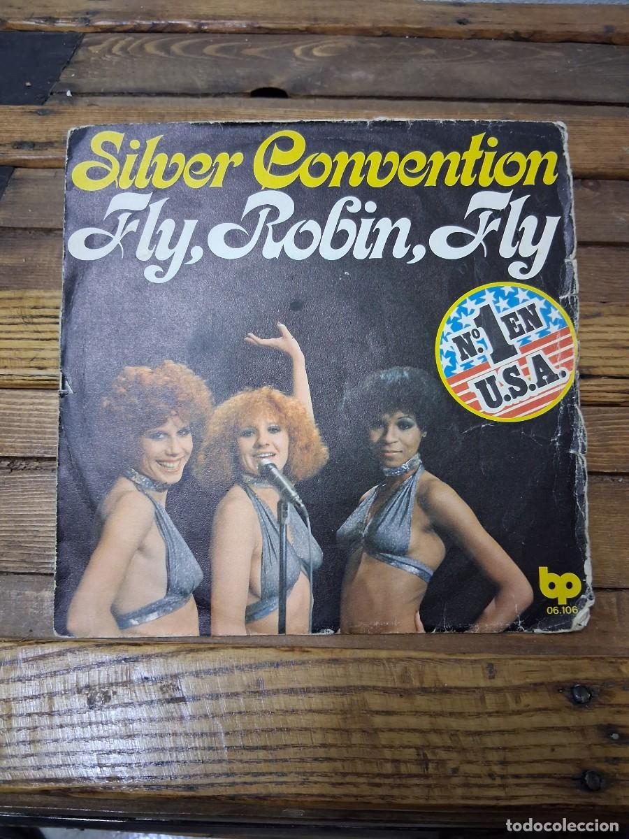 Discos de vinilo: Disco de vinilo m&uacute;sica Silver convention Fly Robin - Foto 1