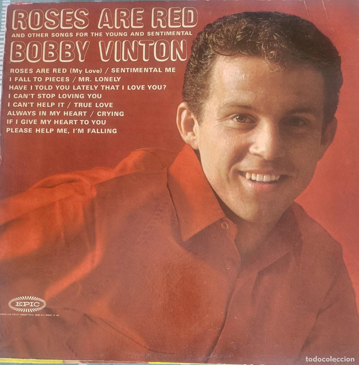 Discos de vinilo: Bobby Vinton Lp sello Epic editado en USA... - Foto 1