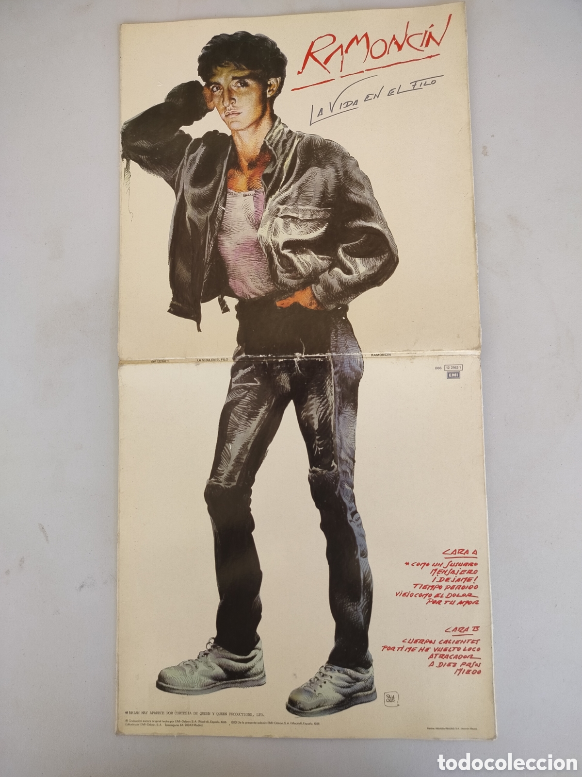 Discos de vinilo: Ramonc&iacute;n LP La Vida en el Filo - Foto 2