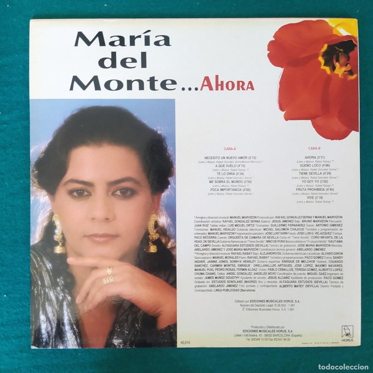 Discos de vinilo: Mar&iacute;a Del Monte &ndash; Ahora - Foto 2