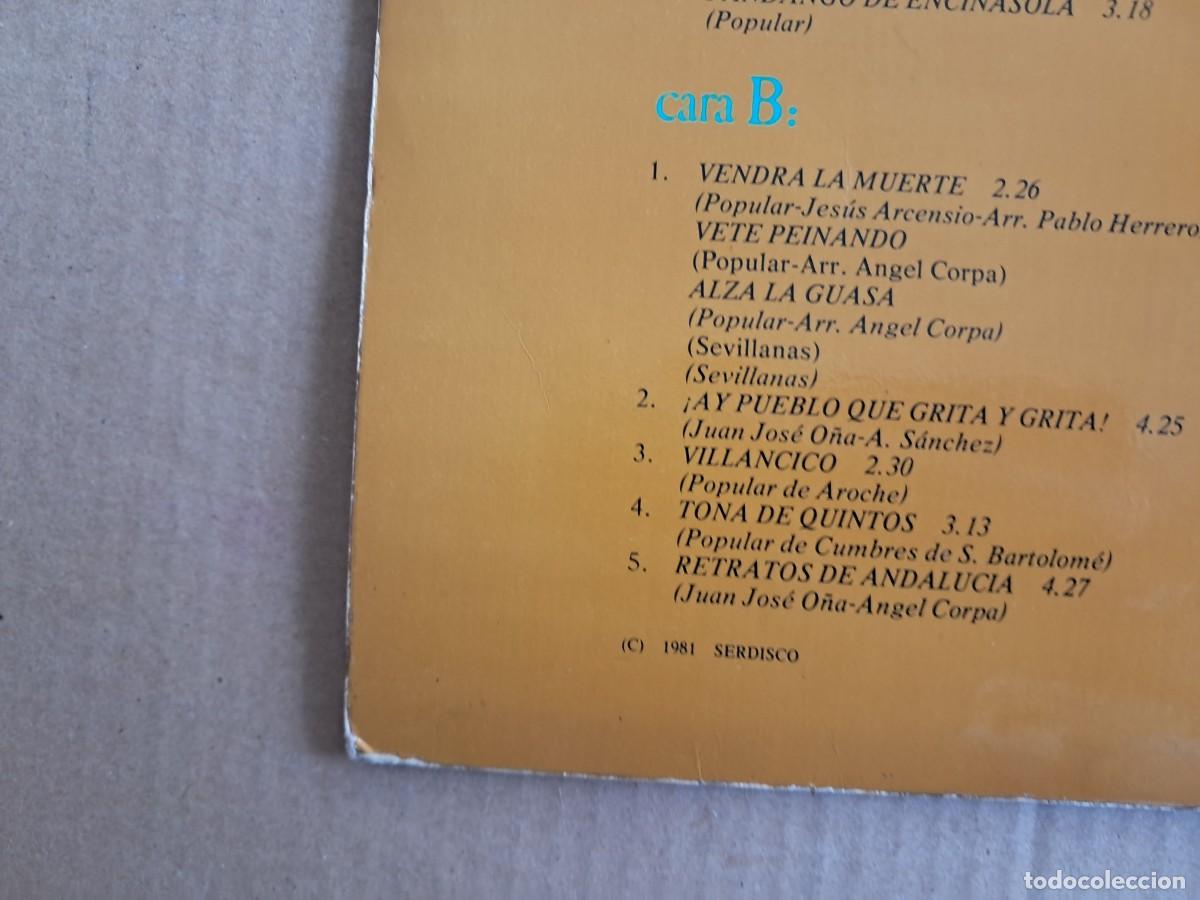Discos de vinilo: JARCHA - ANDALUCIA DOBLE LP 1981 - Foto 5