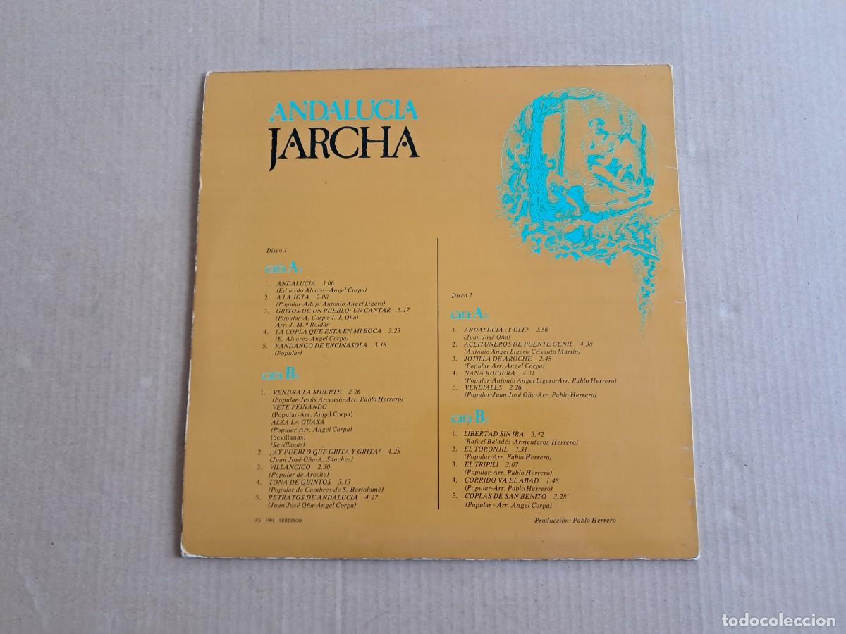 Discos de vinilo: JARCHA - ANDALUCIA DOBLE LP 1981 - Foto 6