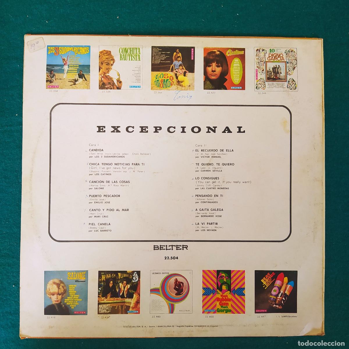 Discos de vinilo: Excepcional Excepcional - Foto 2