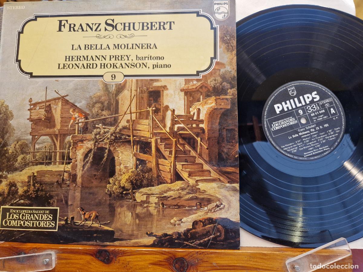 Discos de vinilo: SINGLE. FRANZ SCHUBERT. LA BELLA MOLINERA. HERMANN PREY. - Foto 1