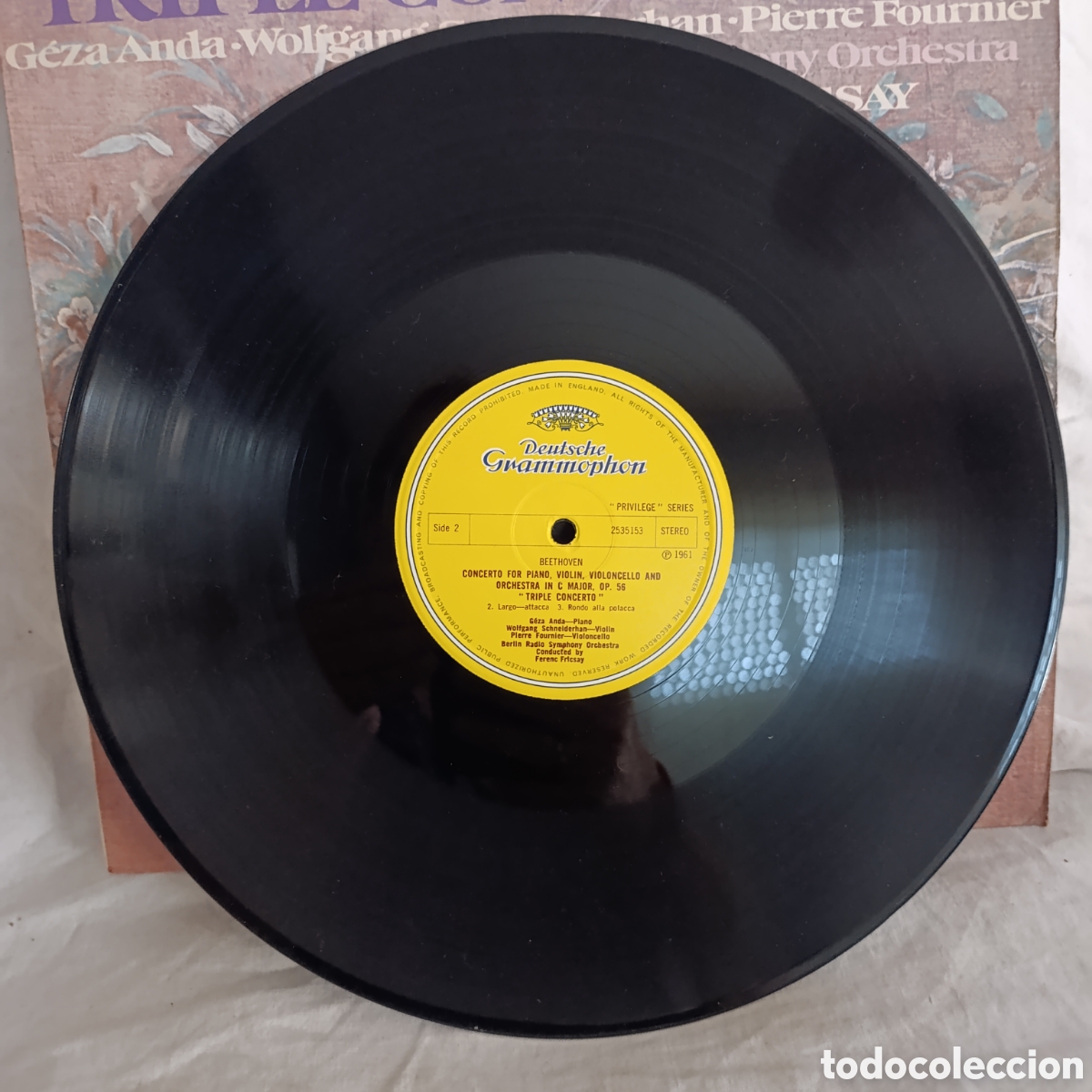Discos de vinilo: Beethoven,Triple Concierto&rdquo;, Op. 56.&nbsp; - Foto 3