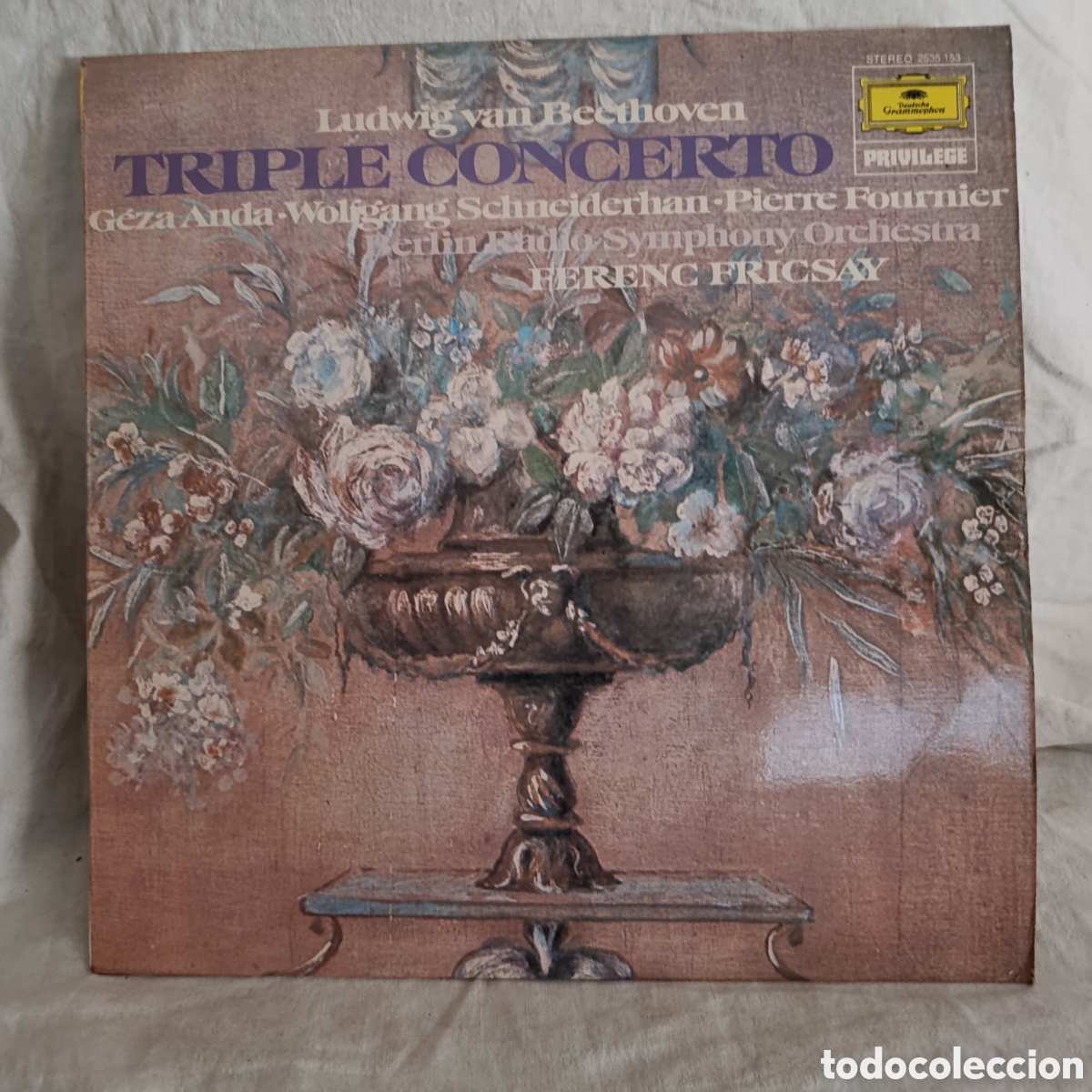 Discos de vinilo: Beethoven,Triple Concierto&rdquo;, Op. 56.&nbsp; - Foto 1