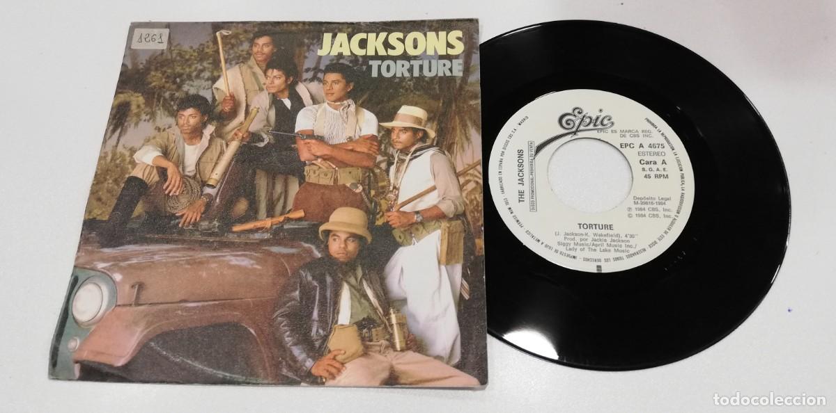 Discos de vinilo: SCO97-Jacksons - Torture (7&rdquo;, S/Sided, Promo) - Foto 1