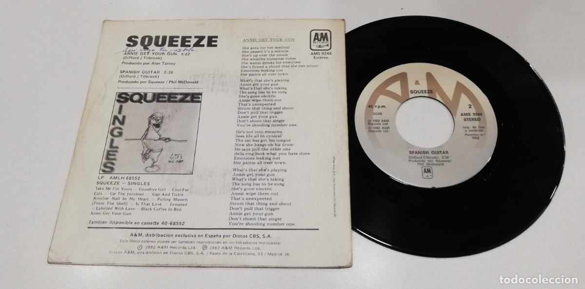 Discos de vinilo: SCO97-Squeeze - Annie Get Your Gun (7&rdquo;, Single) - Foto 2