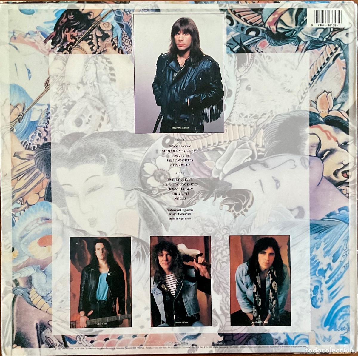 Discos de vinilo: BRUCE DICKINSON - TATTOOED MILLIONAIRE - Foto 2