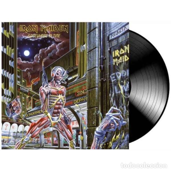 Discos de vinilo: IRON MAIDEN-SOMEWHERE IN TIME -LP - Foto 1