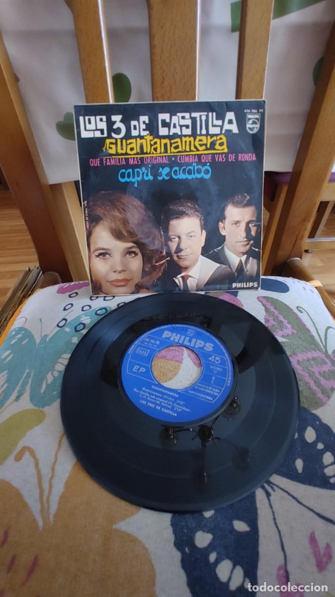 Discos de vinilo: LOS TRES DE CASTILLA-EP GUANTANAMERA +3 - Foto 1