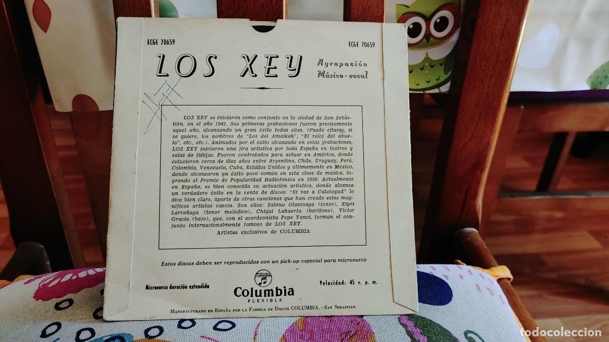 Discos de vinilo: LOS XEY-EP A B CEDARIO +3 - Foto 2