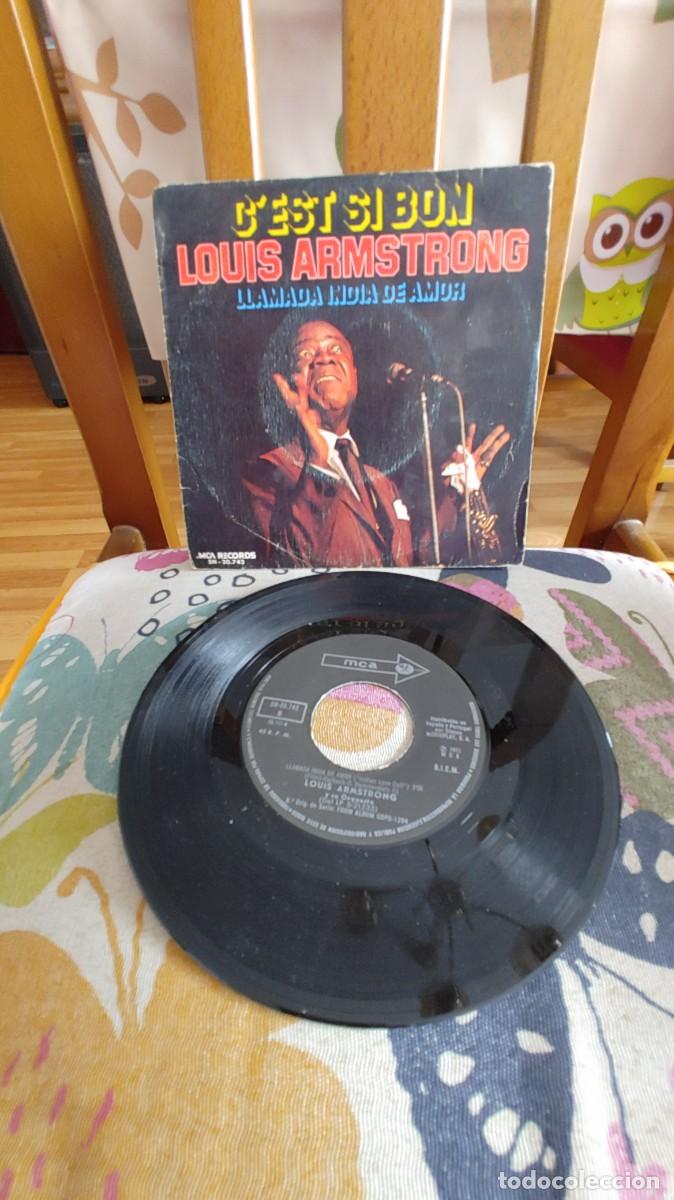 Discos de vinilo: LOUIS ARMSTRONG-SINGLE CEST SI BON - Foto 1