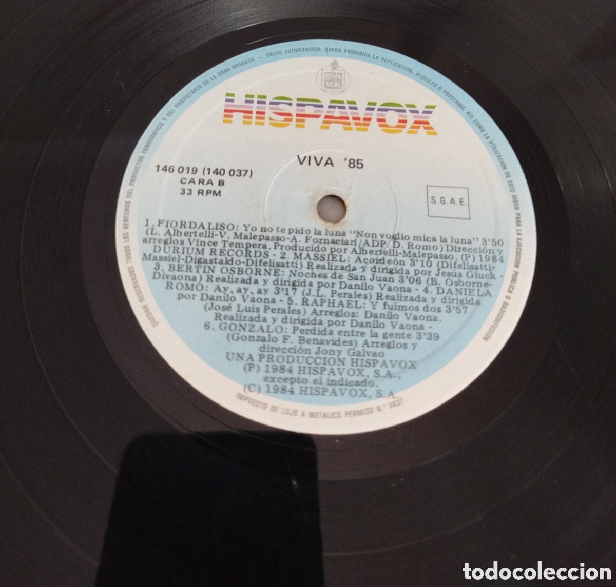 Discos de vinilo: Viva 85. Recopilarorio. 2 LP - Foto 3