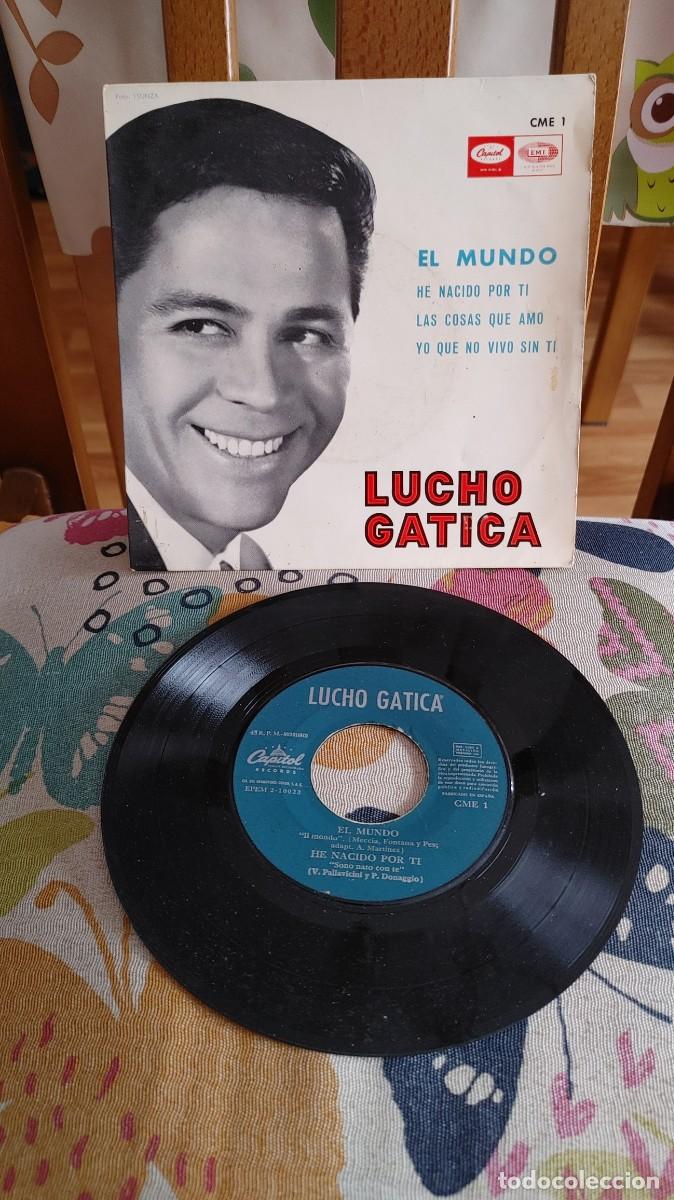 Discos de vinilo: LUCHO GATICA-EP EL MUNDO +3 - Foto 1