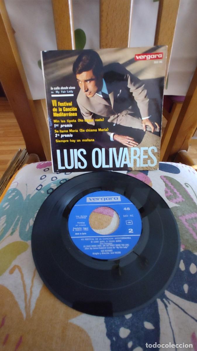 Discos de vinilo: LUIS OLIVARES-EP NO DIGAS NADA +3 - Foto 1