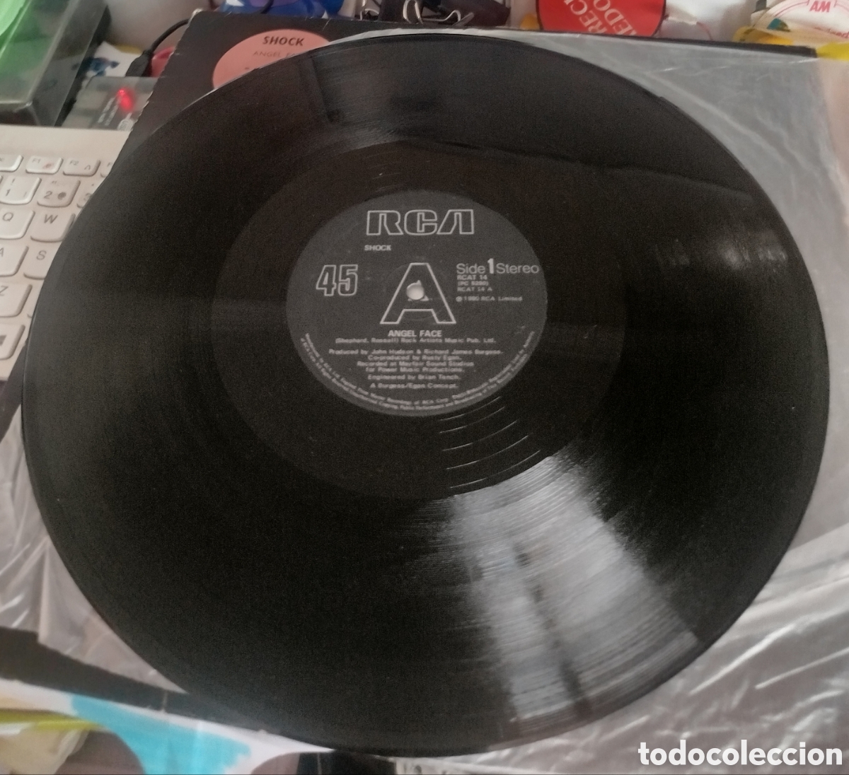 Discos de vinilo: Shock &nbsp;&ndash;&nbsp;Angel Face / R.E.R.B - Foto 4