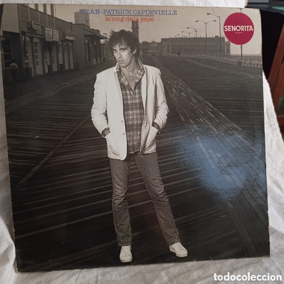 Discos de vinilo: de Jean-Patrick Capdevielle,Le Long de la Jet&eacute;e&rdquo; , lanzado en 1981.&nbsp; - Foto 1