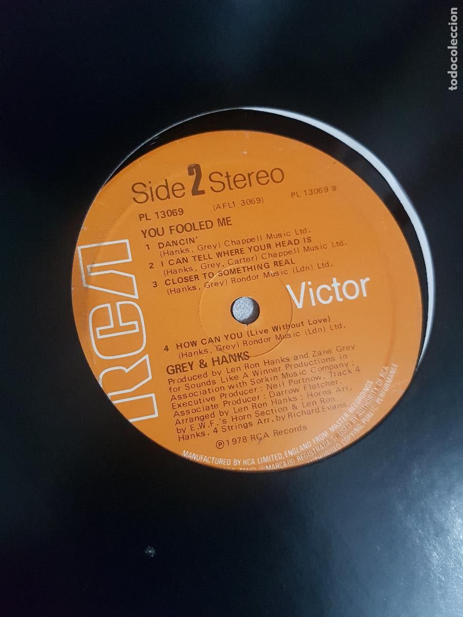 Discos de vinilo: GREY & HANKS-YOU FOOLED ME - Foto 2