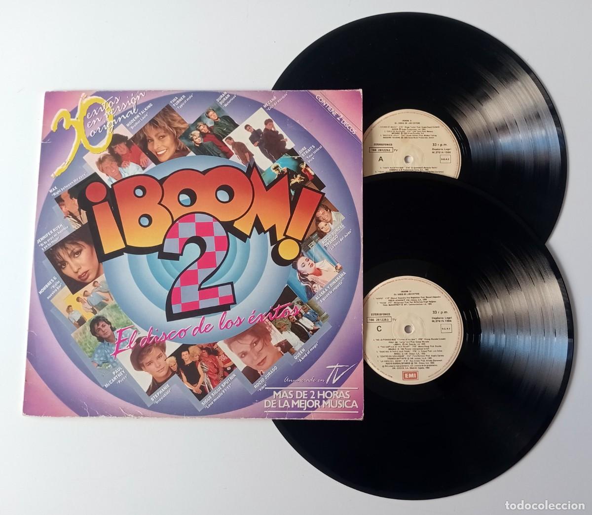 Discos de vinilo: LP VARIOS - &iexcl;BOOM! 2 (EL DISCO DE LOS &Eacute;XITOS) - Foto 1