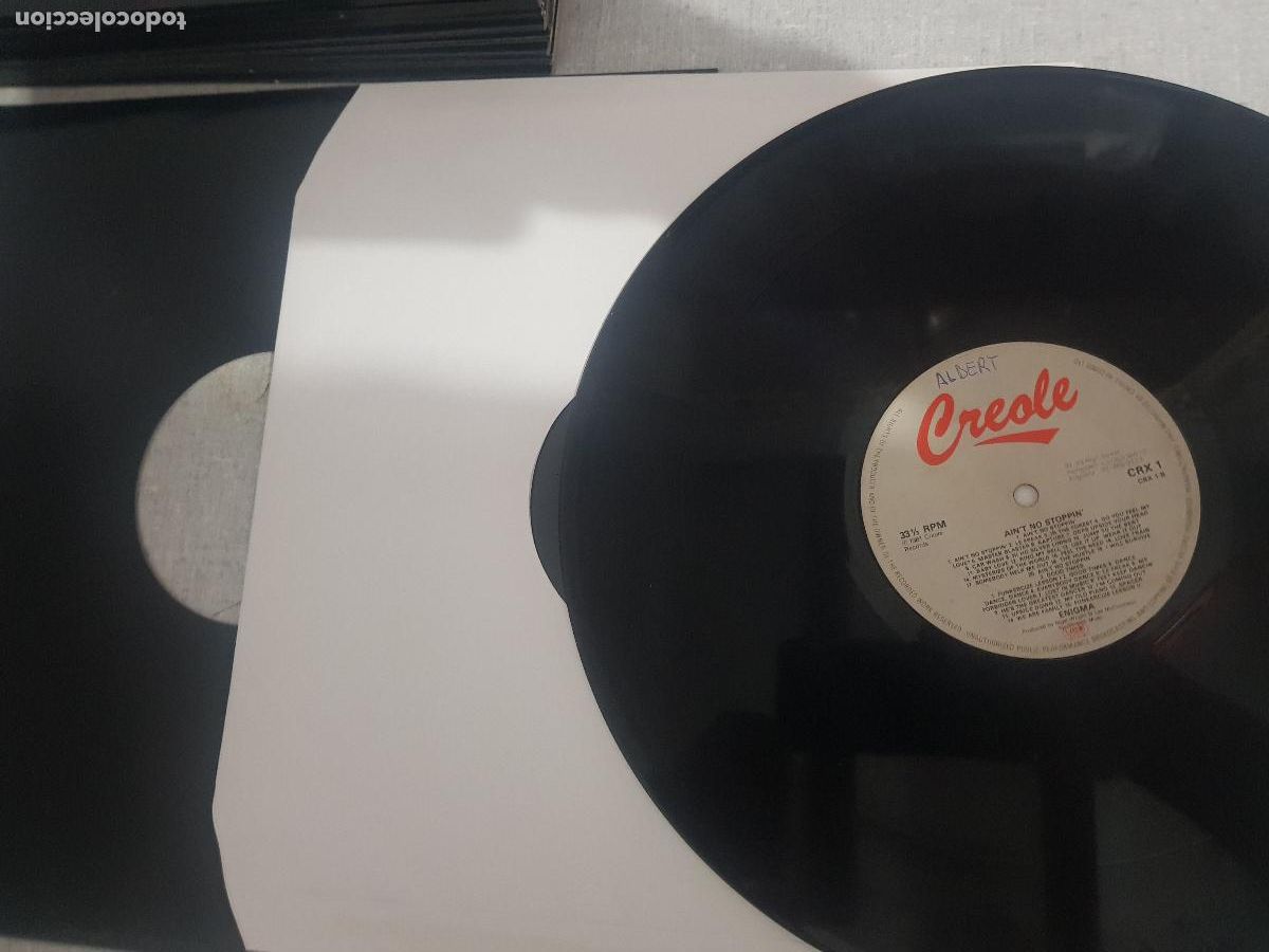 Discos de vinilo: AINT NO STOPPIN 1981 ENIGMA - Foto 2