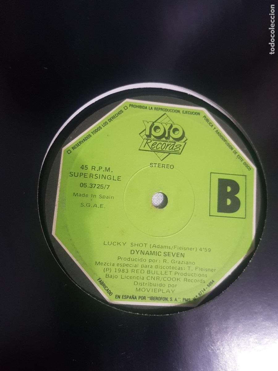 Discos de vinilo: DYNAMIC SEVEN-LUCKY SHOT - Foto 1