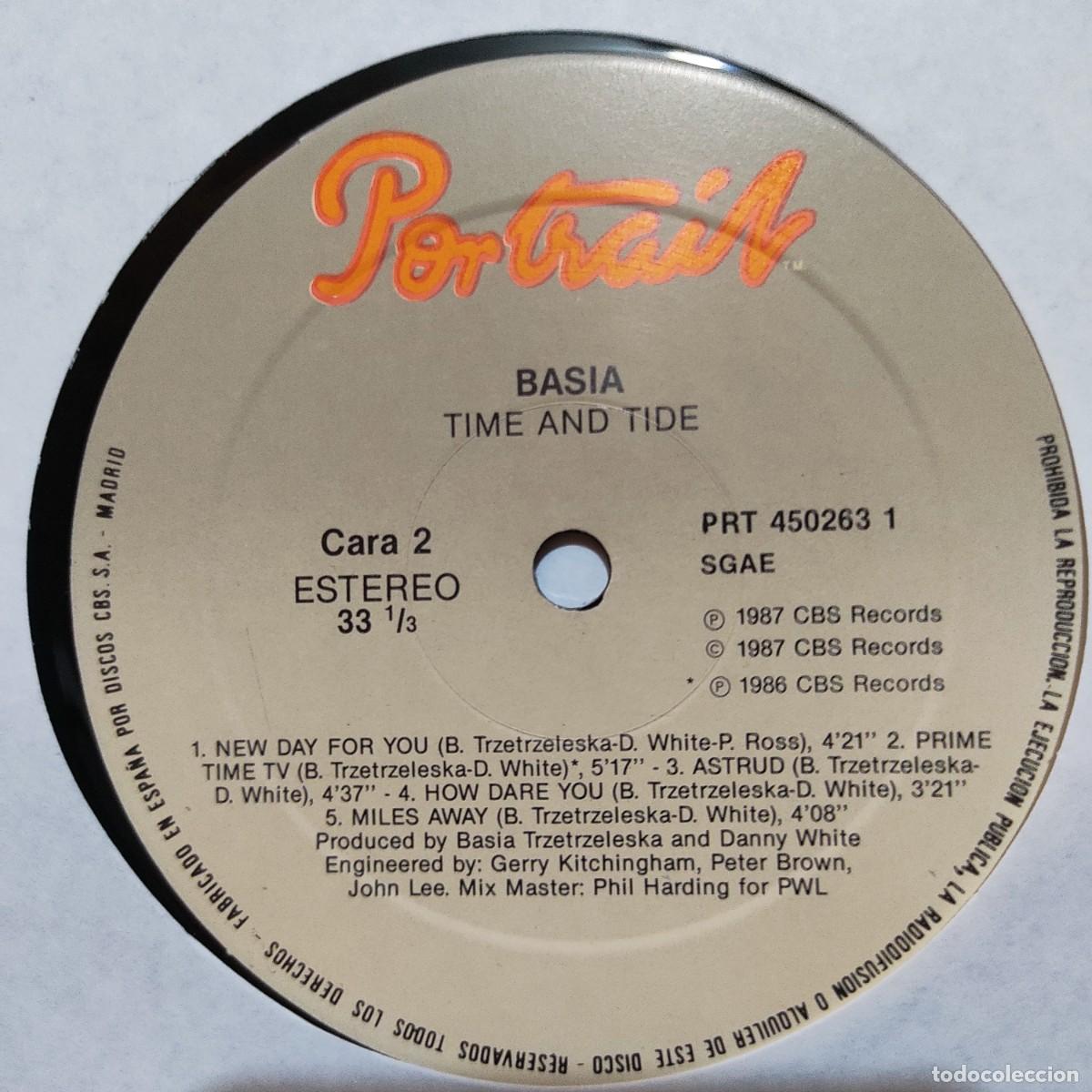 Discos de vinilo: LP Basia - Time And Tide, Spain Brown label - Foto 7